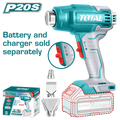 Total Lithium-Ion Heat Gun 20v