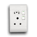 CBI SA+Slimline Socket, White