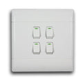 CBI 4X4 4 Lever 1 Way Switch, White