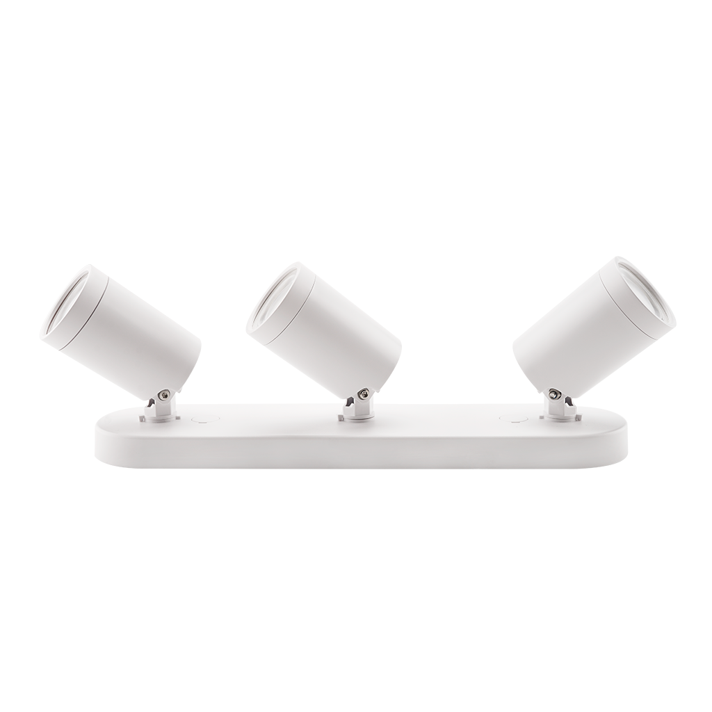 Pioled Lighting Coastline 3 PC Surface Fixture Round GU10 - White