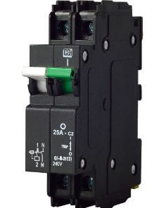 CBI MCB QA-N-2(13) L+N 2Pole 25A 3kA