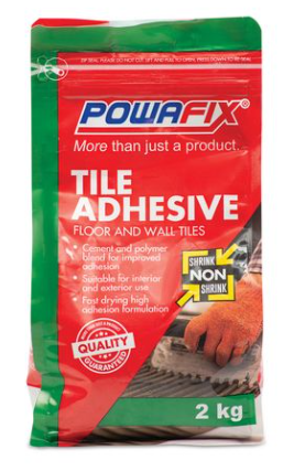 Powafix Tile Adhesive Floor and Wall Tiles 2kg