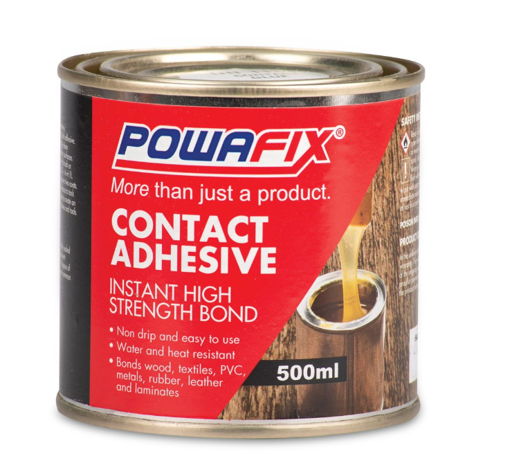 Powafix Contact Adhesive Instant High Strength Bond 500ml