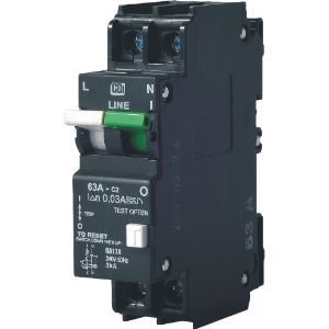 CBI Earth Leakage 1Phase QA17C 63A 3kA ISO Type ( NO OVERLOAD)