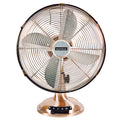 Eurolux 12" 3-Speed Desk Fan - Antique Copper