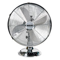 Eurolux 12" 3-Speed Desk Fan - Chrome