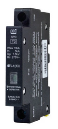 CBI QFL-1(13) Mini Rail Surge Protector with Indication 1P 275V 10kA SPD T2
