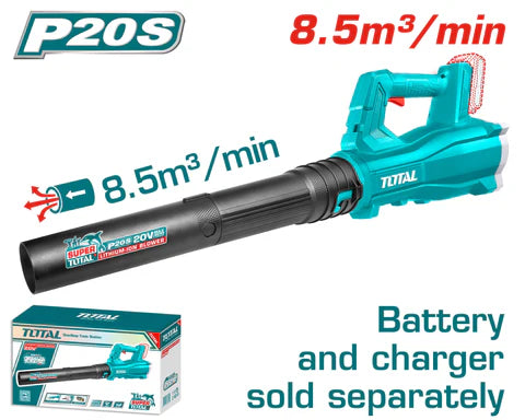 Total Cordless Blower 20V - TABLI20323 (P20S Series) 8.5m³/min