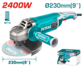Total Tools Angle Grinder 230mm 2400W