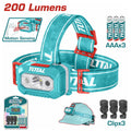 Total Tools Motion Sensing LED Headlamp 200 Lumens IPX4
