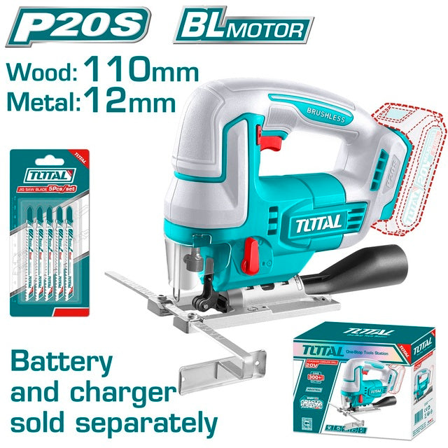 Total Tools  Cordless Jig Saw TJSLI1008