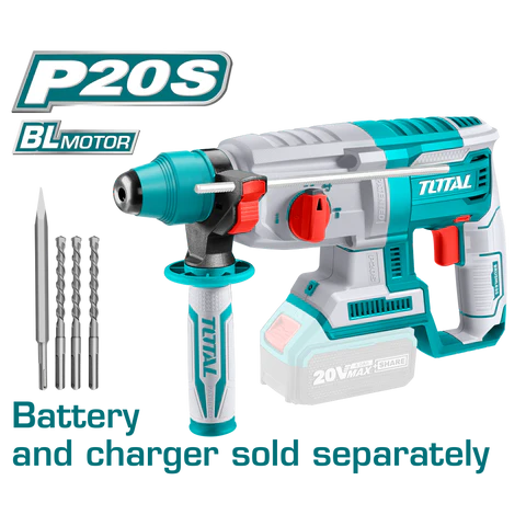 Total Tools Lithium-ion Rotary Hammer 20V P20S