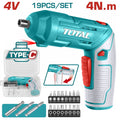 Total Tools Lithium-Ion Cordless Screwdriver 4V