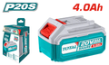 Total Tools P20S 4.0Ah Lithium-Ion Battery Pack 20V