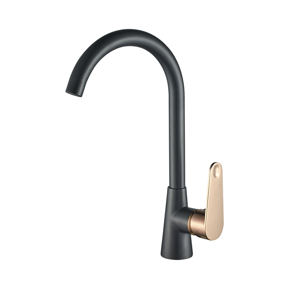 Livorno Premium Tap - Matte Black & Gold
