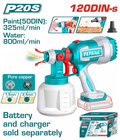 Total Tools Cordless Spray Gun P20S - 120DIN-s