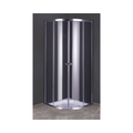 Livorno Quarter Round Shower Door - Clear Glass
