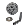 Livorno Shower Head, Ball Nut, Shower Arm & Flange