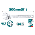 Total Tools Adjustable Wrench 200mm (8")