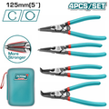 Total Tools Circlip Pliers Set 5" 4 PCS