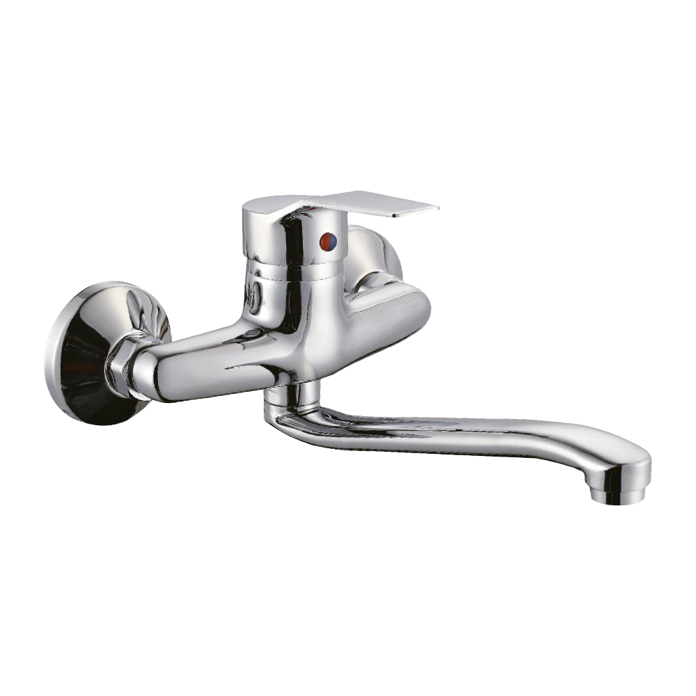 Livorno Bath Filler Single Lever Mixer - Chrome