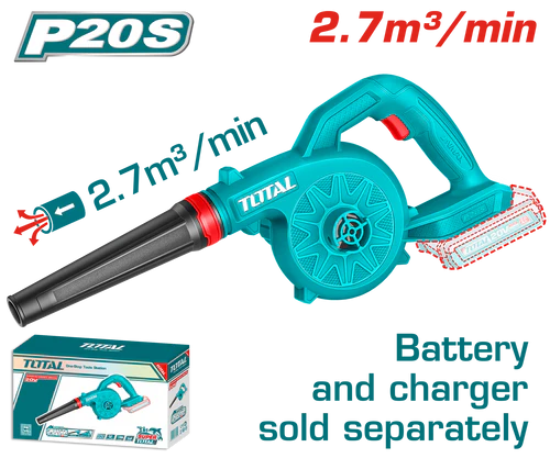 Total Tools P20S Cordless Blower 20V (Body Only)