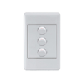 Ausma 3 Lever Wall Switch