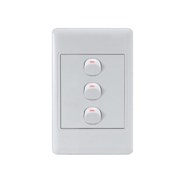 Ausma 3 Lever Wall Switch