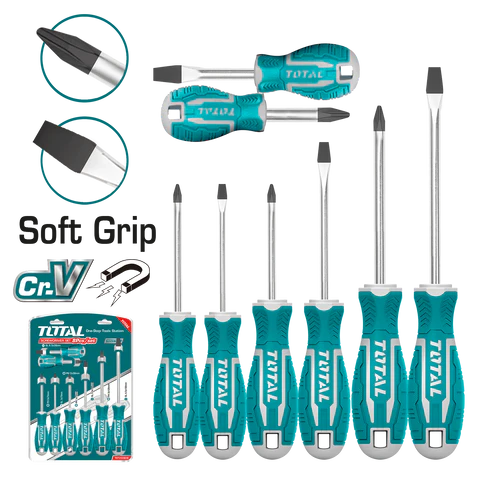 Total Tools 8 PCS Screwdriver Set