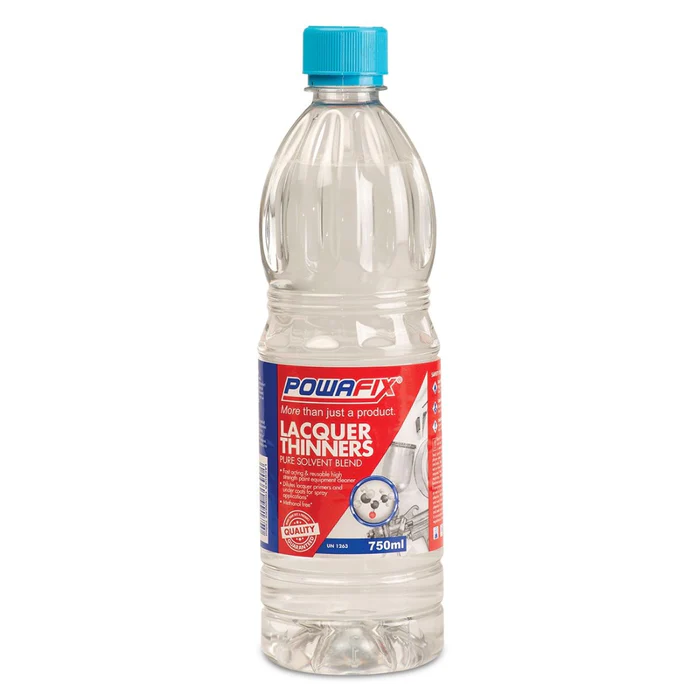 Powafix Lacquer Thinners Pure Solvent Blend 750ml