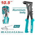 Total Tools Hand Riveter 10.5" Aluminium Body