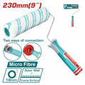 Total Tools Micro Fibre Cylinder Paint Roller 230mm (9") 18mm Nap - Outer Walls & Coarse Surfaces