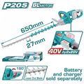 Total Tools Lithium-Ion Hedge Trimmer 40V (2x20V) P20S BL Motor