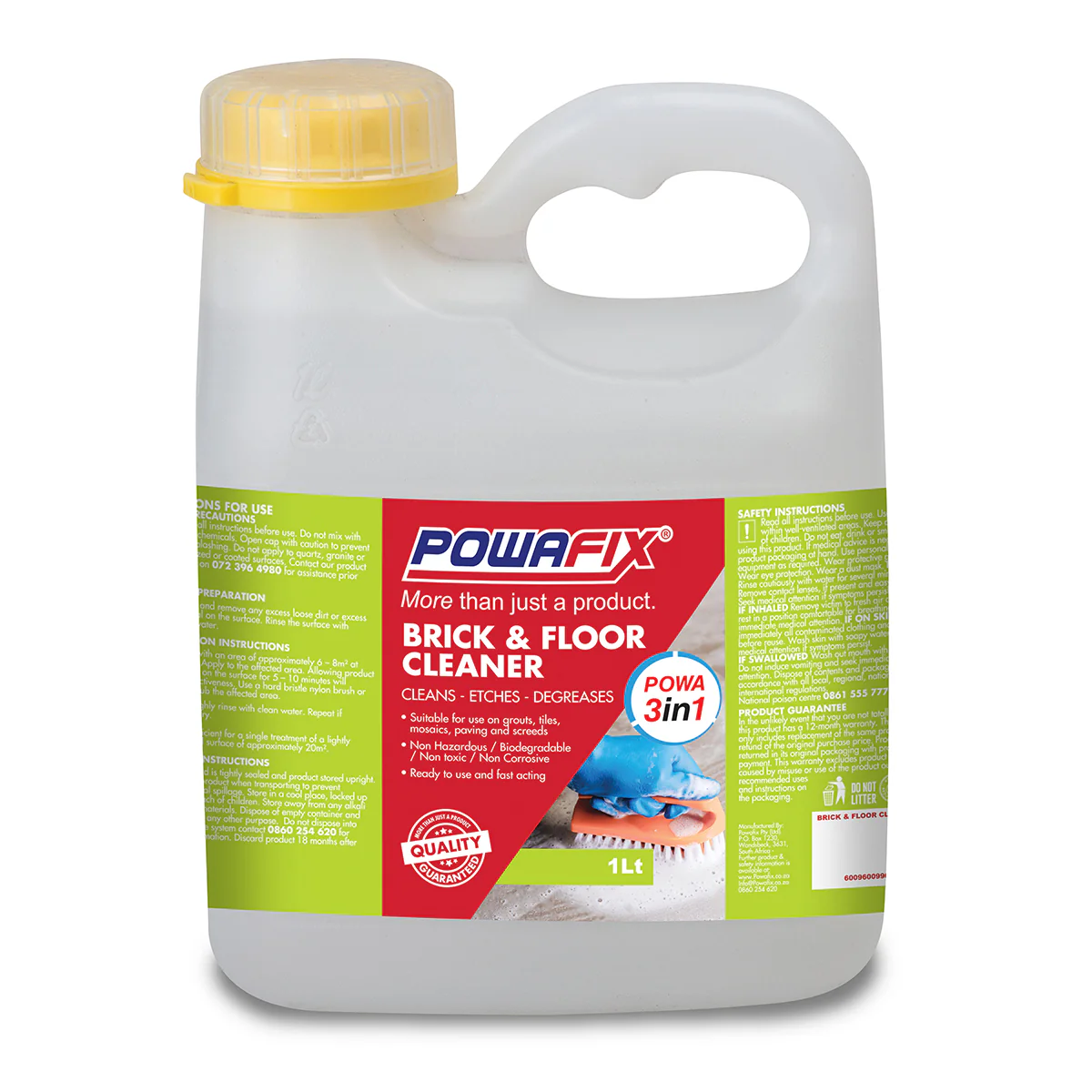 Powafix Brick & Floor Cleaner Non Corrosive 1L