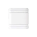 White Lesco blank electrical plate in 100x100 format