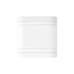 White Lesco blank electrical plate in 100x100 format