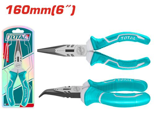 Total Tools Bent Nose Pliers 6"/160mm
