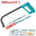 Total Tools Hacksaw Frame 300mm (12") M2+D6A Bi-Metal Blade