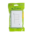 Crabtree Classic White 4-Lever 1-Way Light Switch 2x4