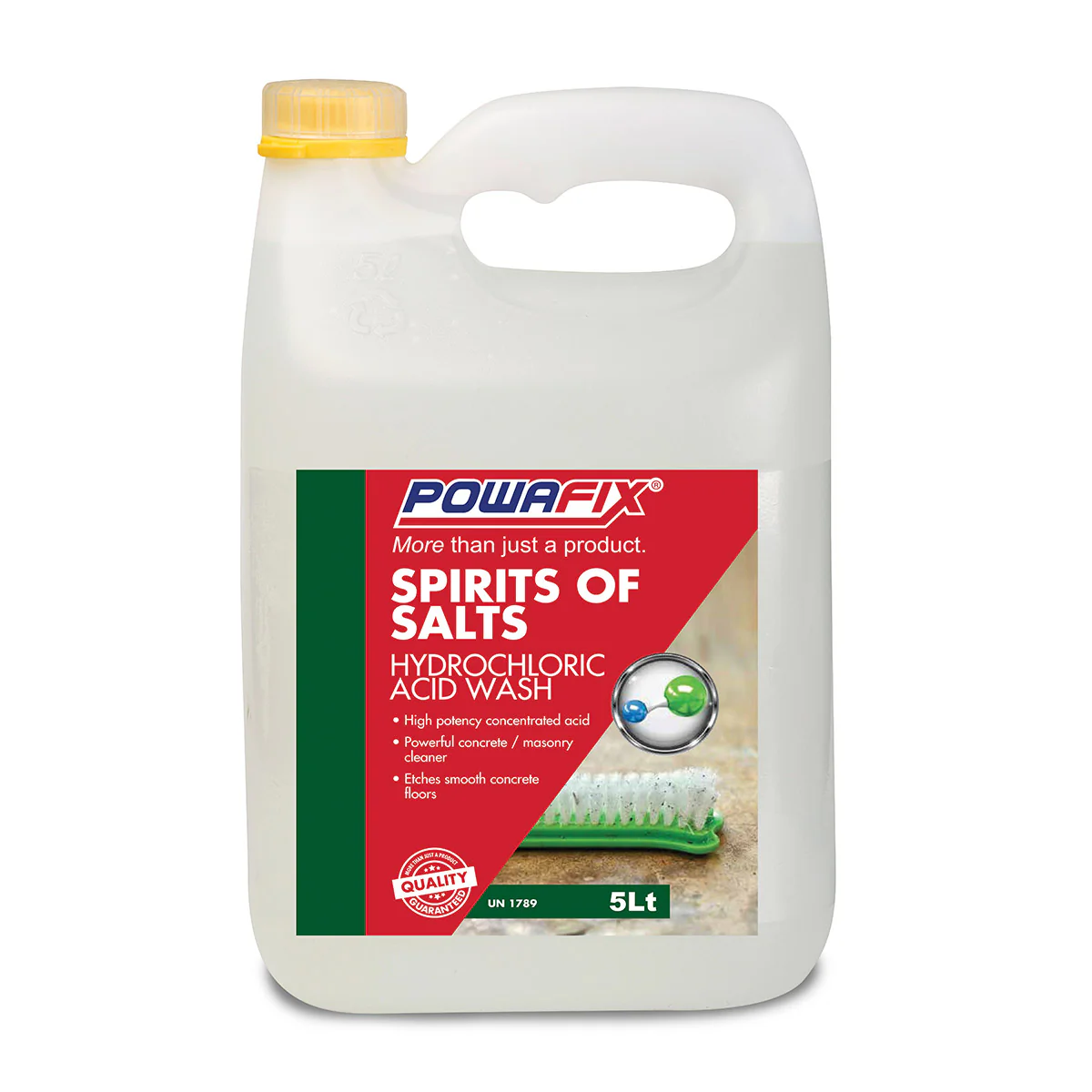 Powafix Spirits of Salts Hydrochloric Acid Wash 5L