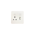Ausma  4X4 Double Wall Switched Socket 1X16A + New 1X16A