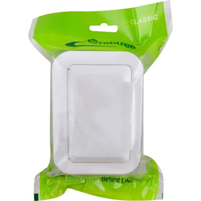 Crabtree Industrial White Weatherproof Single RSA Wall Socket