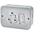 Crabtree Industrial Single RSA Surface Socket