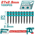 Total Tools Continuous Firing Nails 27x2.9mm 1000pcs