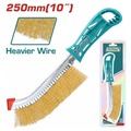 Total Tools Brass Wire Brush 250mm (10")