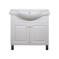 Livorno Bathroom Cabinet with Basin - White