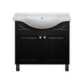 Livorno Bathroom Cabinet with Basin - Black