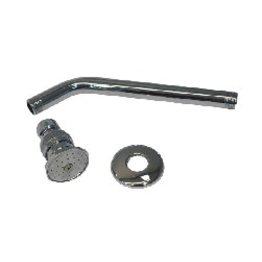 Livorno Shower Head, Flange & Shower Arm