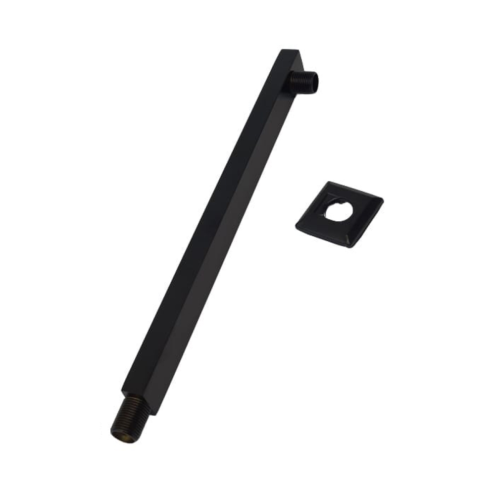 Livorno Square Shower Arm with Flange