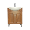 Livorno Bathroom Cabinet with Basin - Oak